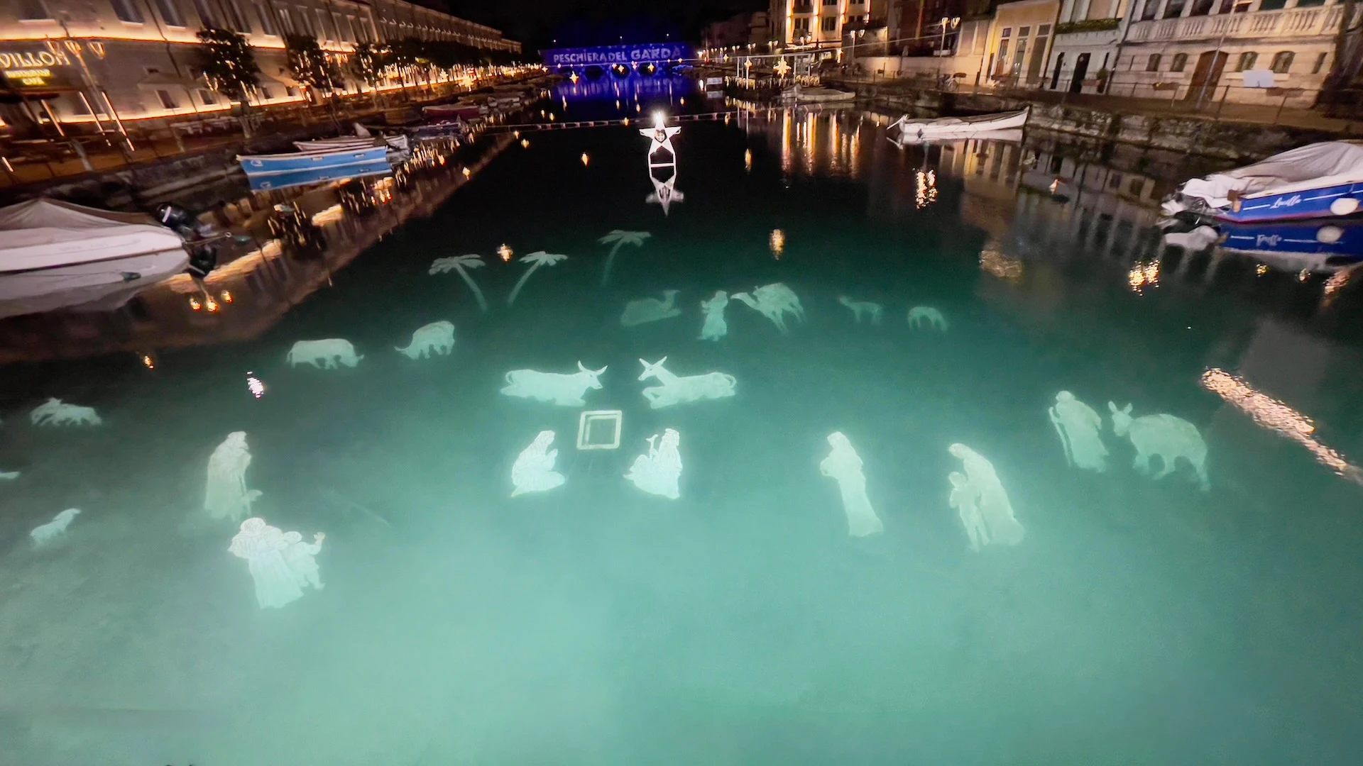 Im Dezember an den Gardasee - Peschiera del Garda - Unterwasserkrippe