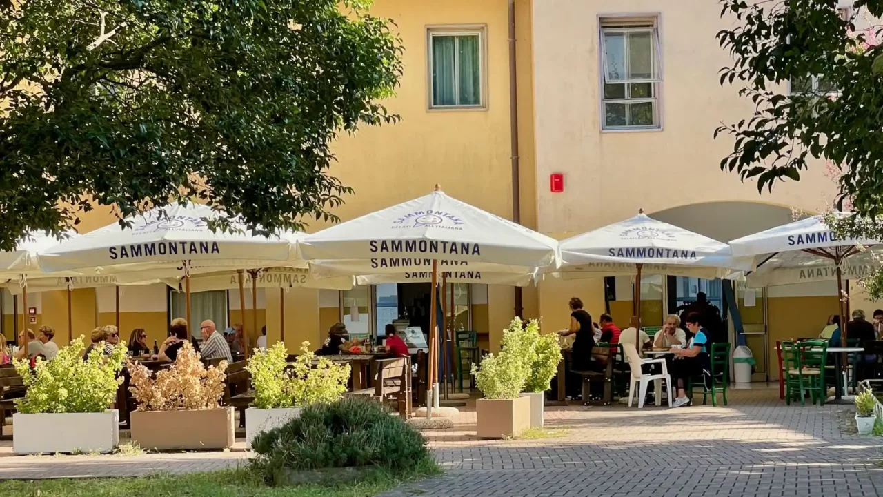 Restaurant auf der Isola Barbano, Grado