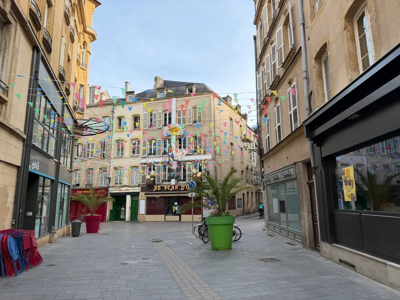 Eine Gasse in Metz