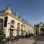 Ein Wochenende in Lothringen - Nany der Arm Here (Triumphbogen) vom Place Stanislav aus