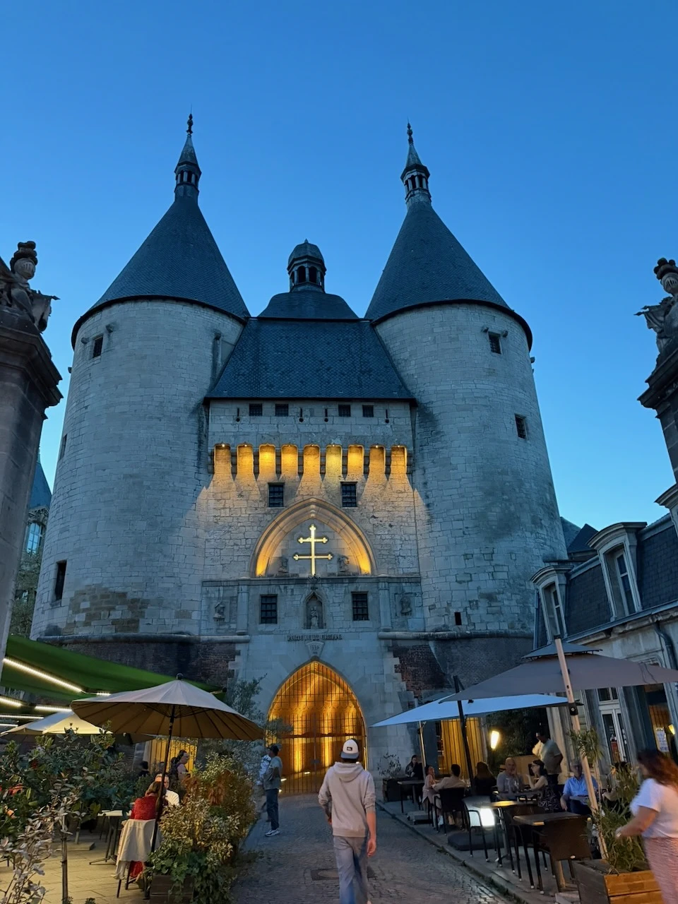 Nancy - Porte de la Craffe am Abend