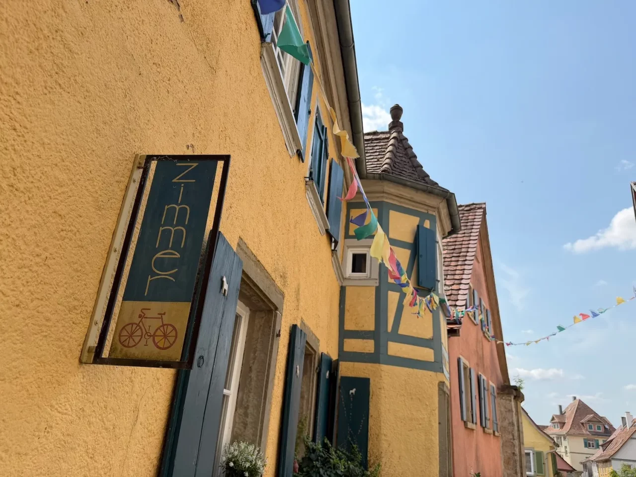 Kirchberg Jagst Zimmer Schild Jagsttal Roadtrip