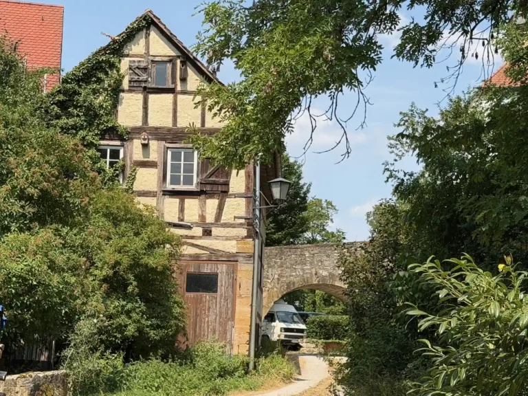 Kirchberg Jagst unterhalb Schloss - Jagsttal Roadtrip